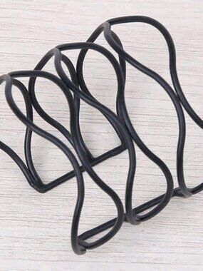 Wave Black Cuff Bracelet